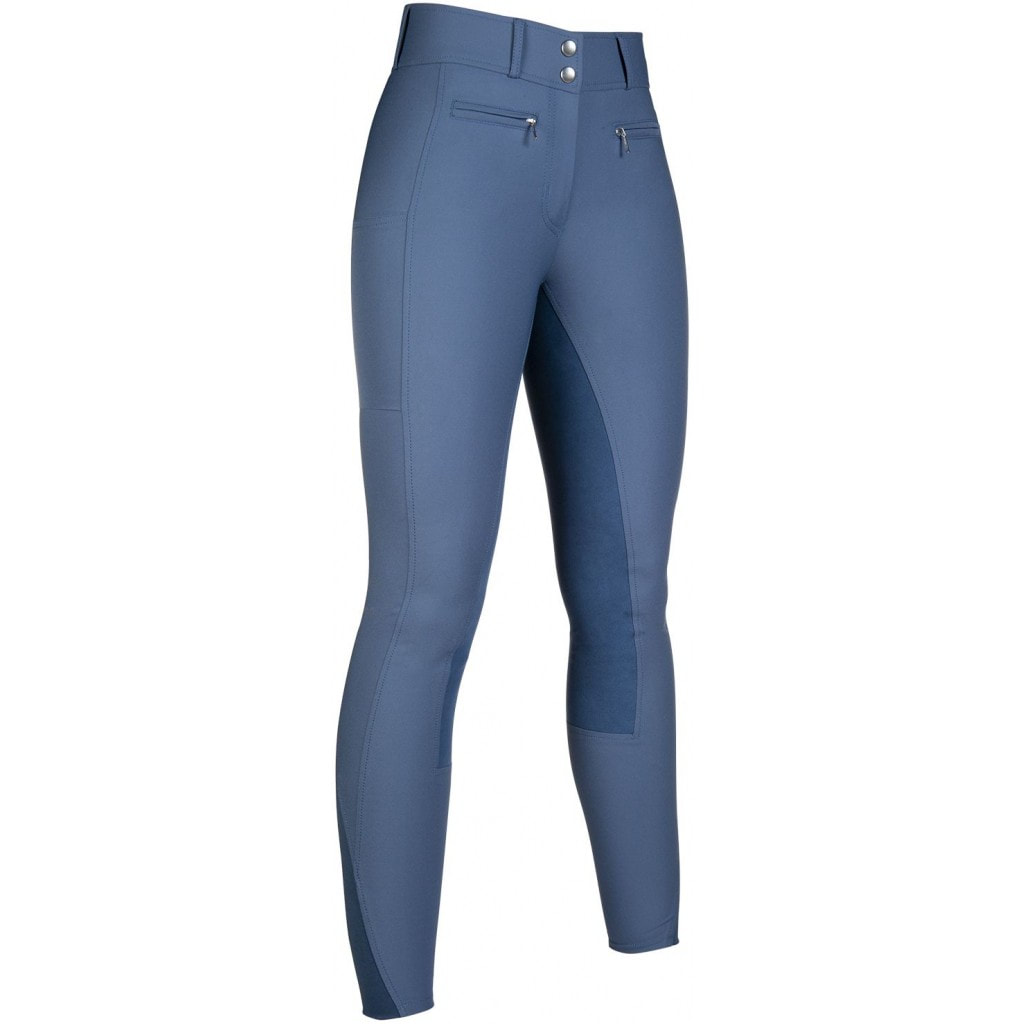 HKM Elemento Womens HKMse Riding Full Seat Silicone Elastic Breeches Ladies 